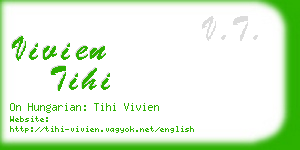 vivien tihi business card